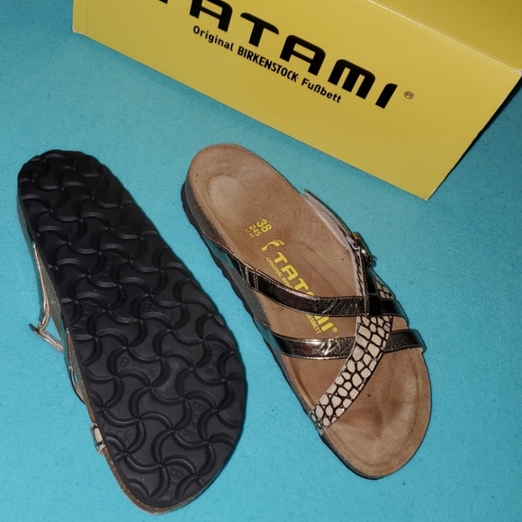 NEW Tatami "TREADY" by Birkenstock slip on sandals - Picture 3 of 6
